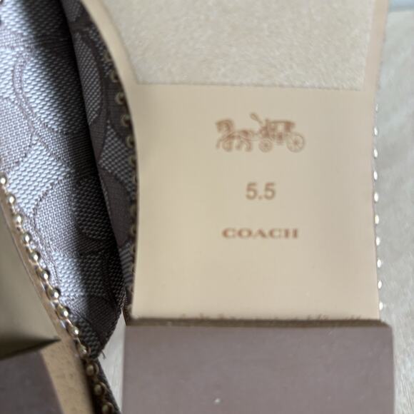 Coach VAE Jacquard Skimmer Slingback Flats - Picture 10 of 12